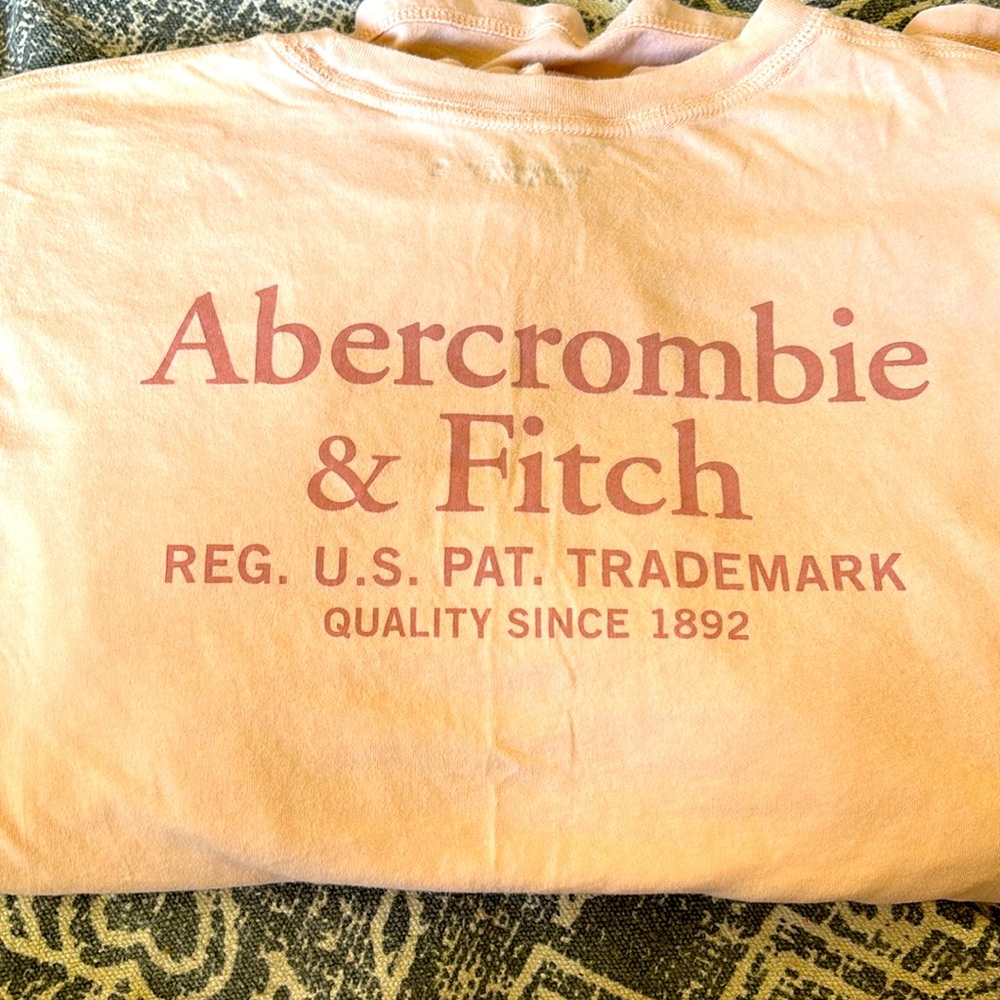 Pink Abercrombie and Fitch Long sleeve shirt